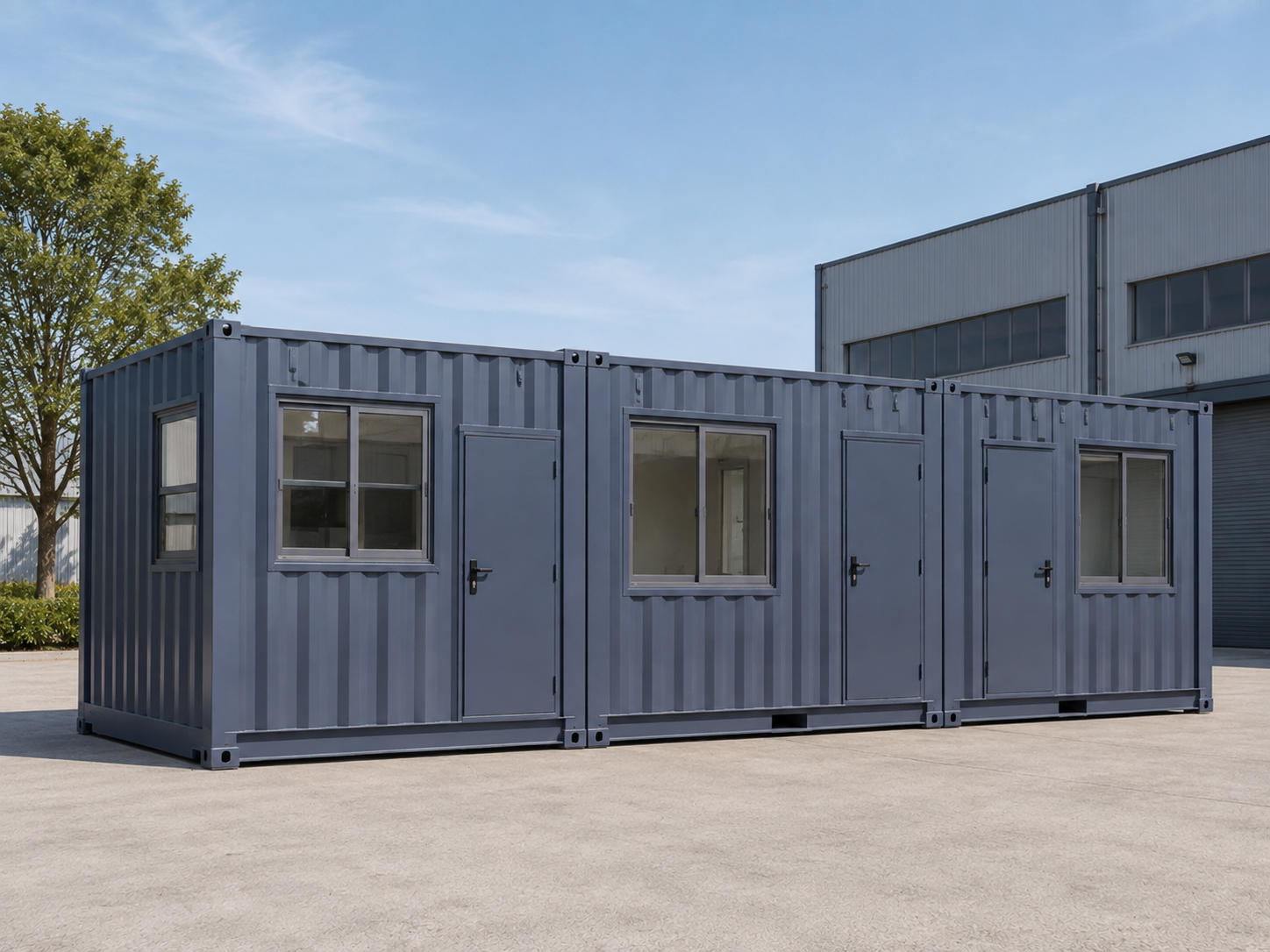 Conjunto de containers modulares